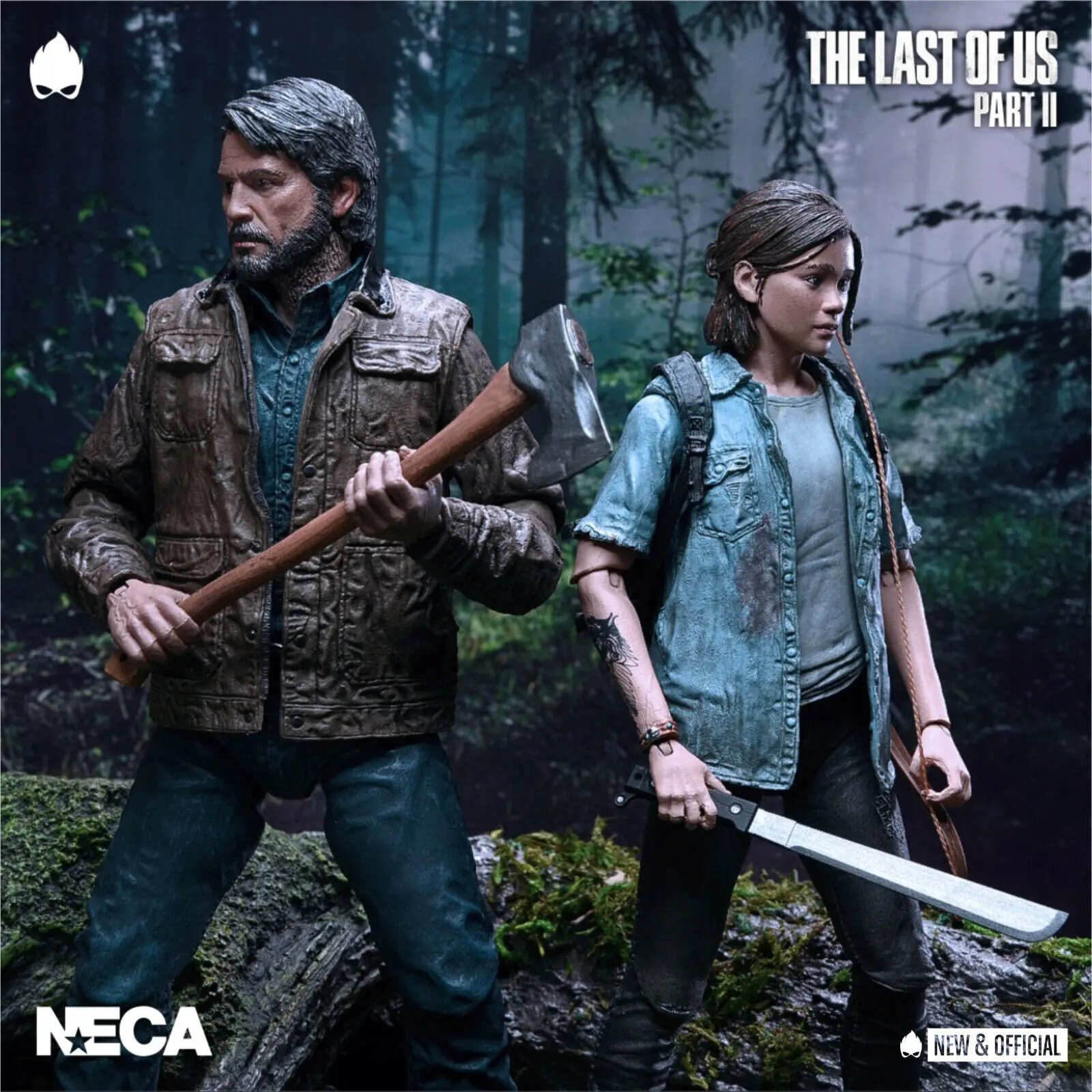 NECA последняя из нас часть ll Ultimate Joel и Элли отличная экшн-фигурка модели искусственных предметов подарок