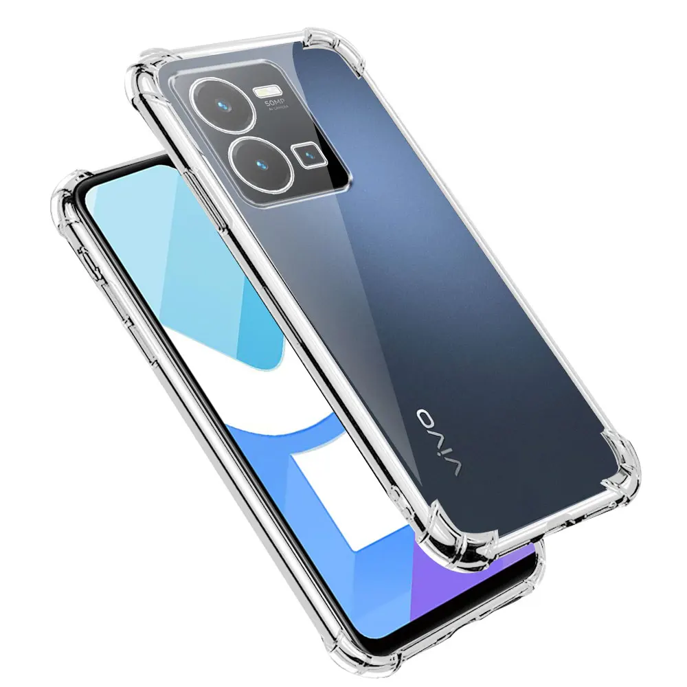 ДЛЯ Vivo Y35 2022 чехол силиконовый мягкий прозрачный противоударный защитный для + Plus