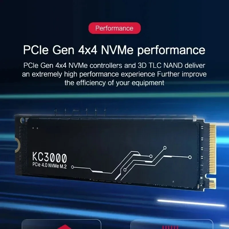 Твердотельный Накопитель SSD M2 Nvme.2 2280 PCIe 4 0 X4 KC3000 1024 ГБ 512 1 ТБ