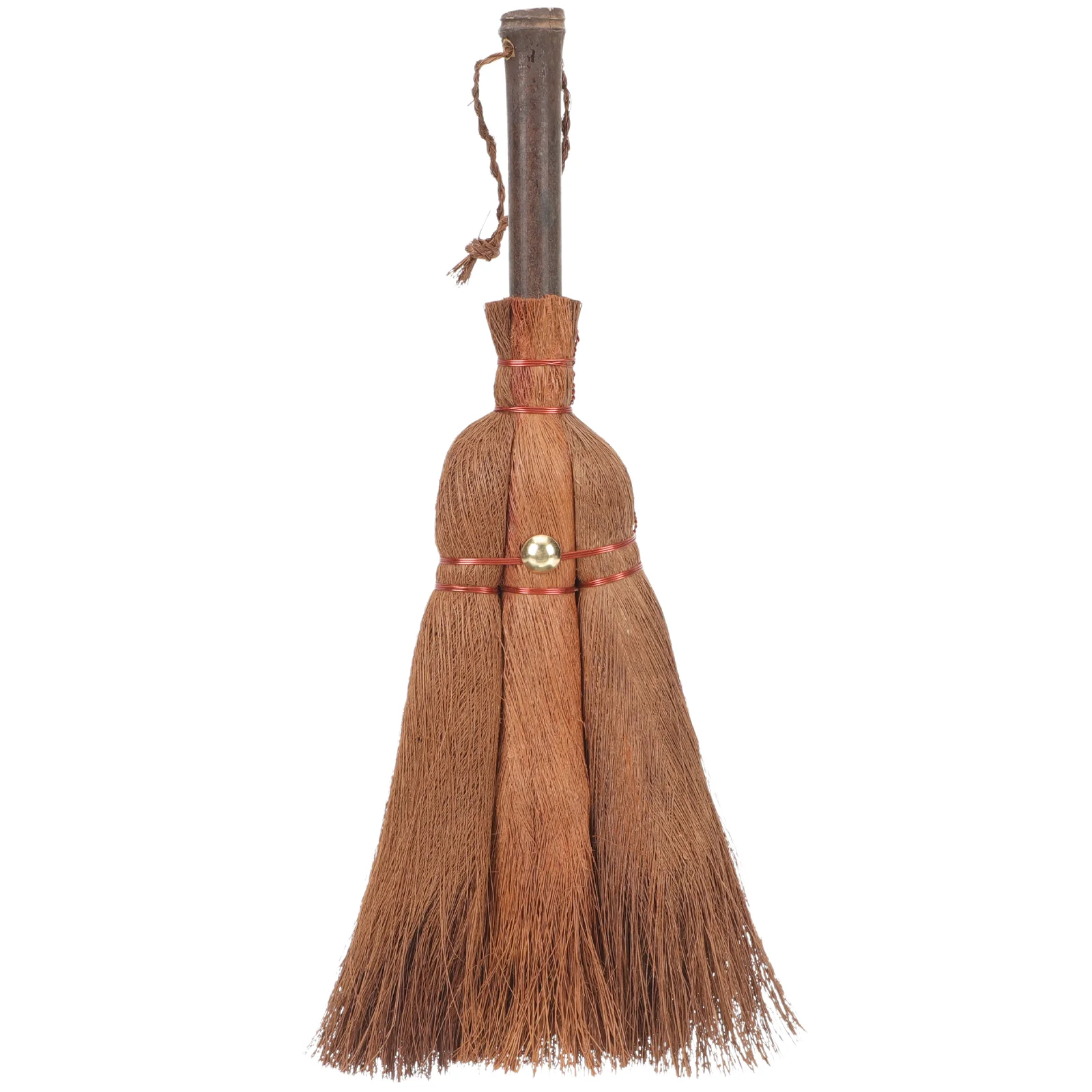 

Brown Silk Broom Witch Broom Pet Broom Bed Broom Cleaning Brush Table Palm Broom Brown Hair Broomstick Decor Office