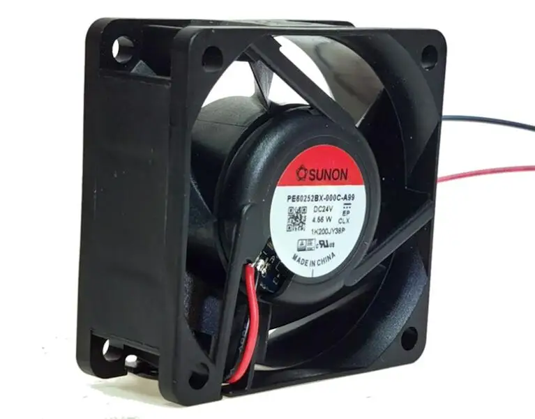 

SUNON PE60252BX-000C-A99 DC 24V 4.56W 60x60x25mm 2-Wire Server Cooling Fan