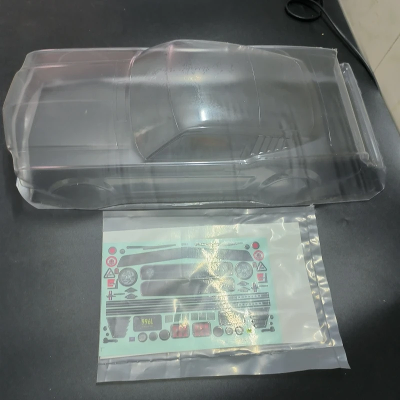 1/10 1966 Ford Mustang GT прозрачный корпус корпуса 200 мм x 257 шасси Tamiya tt02 tt01