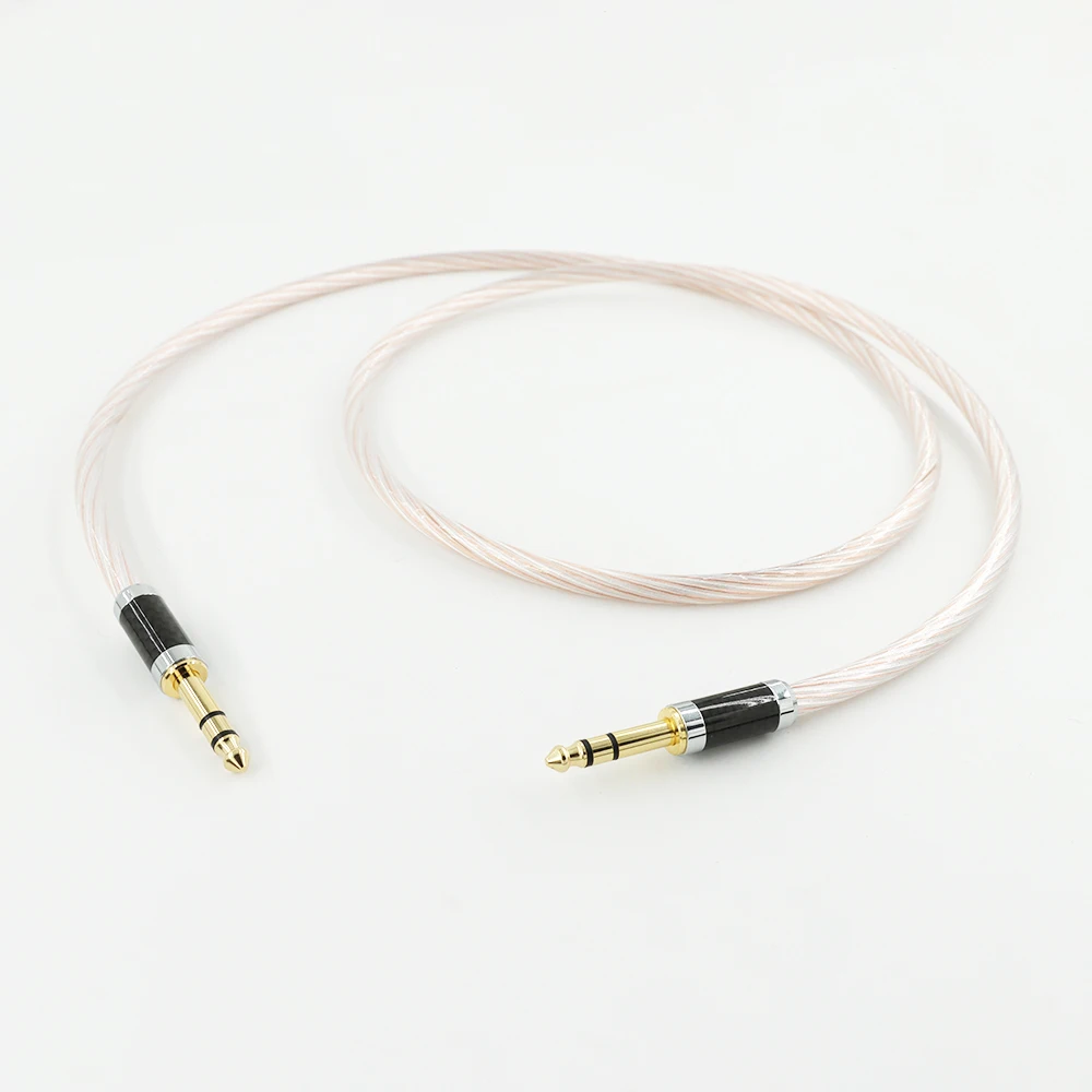 HiFi 6 35 мм аудиокабель OCC серебристый смешанный TRS стерео разъем для