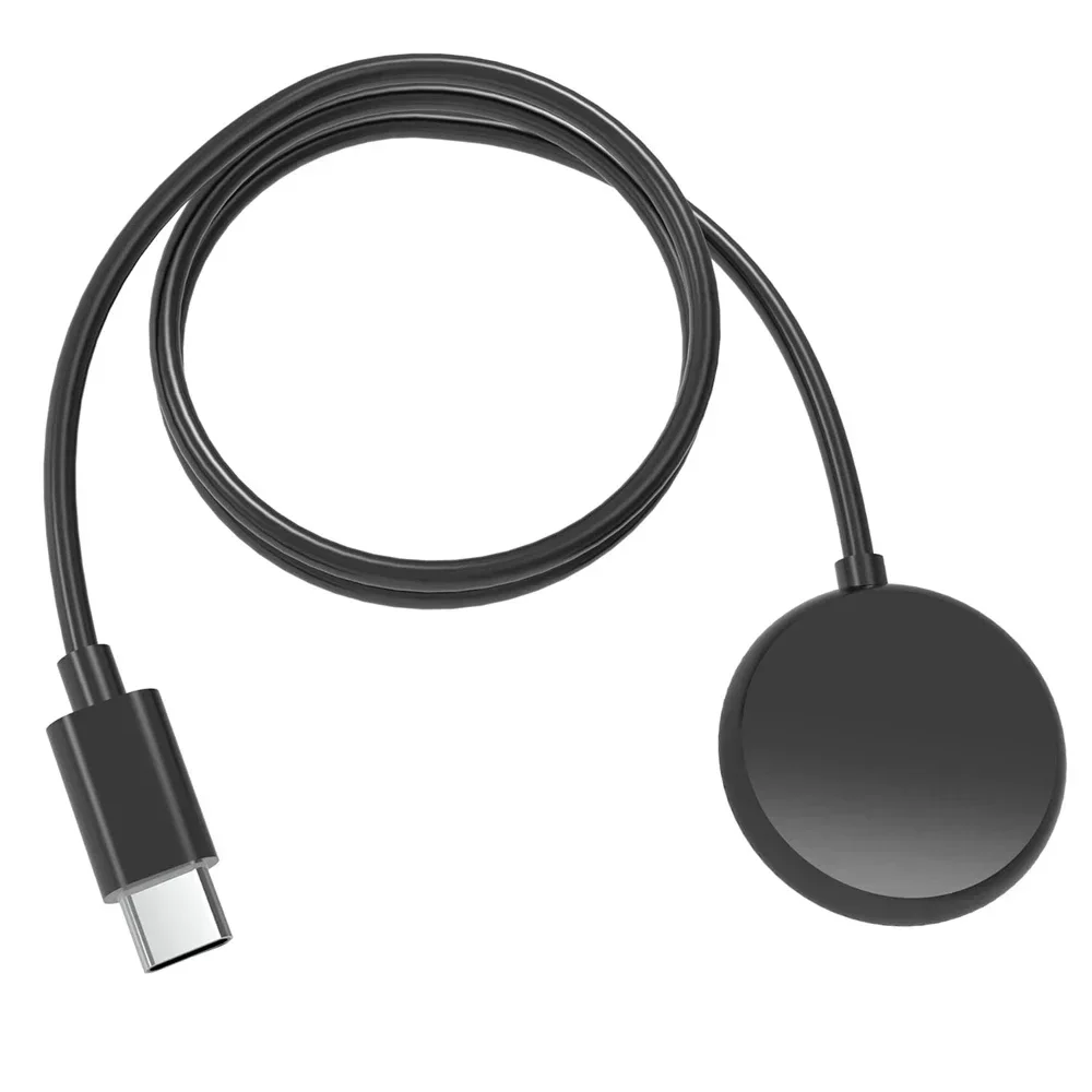 Фото Магнитный зарядный кабель для часов Google Pixel Gen 1, сменный зарядный кабель USB Type-C, черный, 3,3 фута (100 см), отличное качество №5