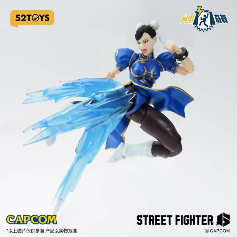 Фото 52TOYS Street Fighter Chun Li Outfit 2: Подвижная коллекционная фигурка, лицензированная Capcom, для взрослых коллекционеров игр №1