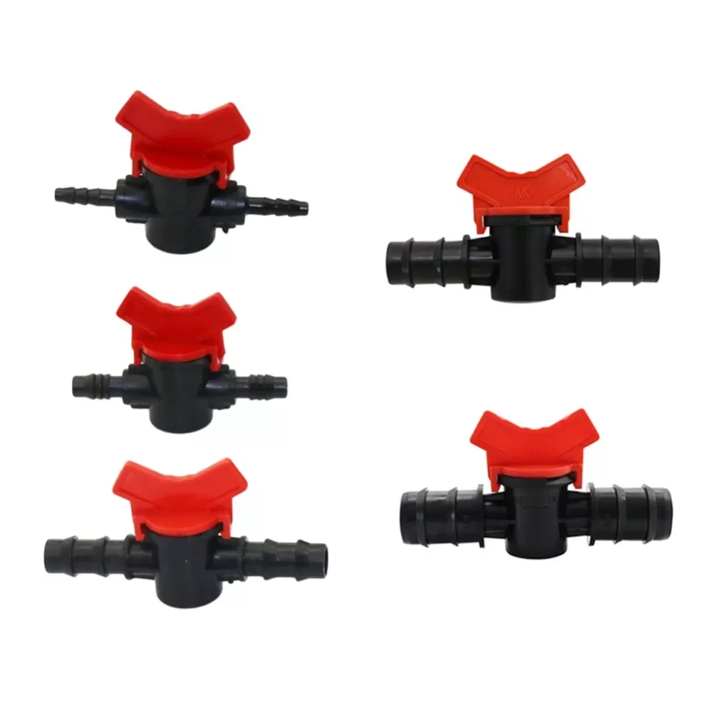 

2022JmtBarbed Cranes valve Garden Hose Waterstop Connector for Inner diameter 5/8/13/16/21mm Hose Drip irrigation Water valve 3