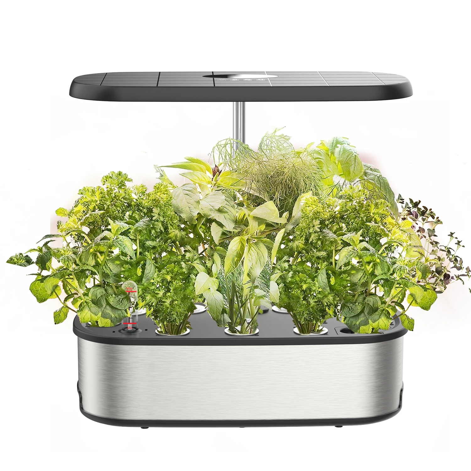 Hydroponic Growth System Kits Indoor vegetable Planter Machine LED full spectrum Lighting planting Box/Metal frame