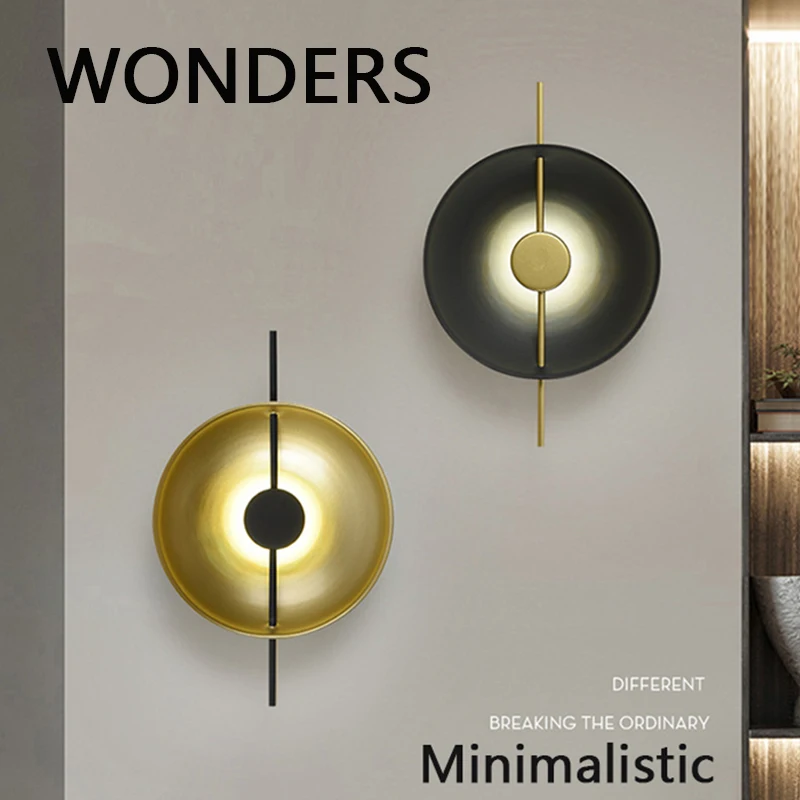 

LED Wall Lamps Modern Creative Bedroom Bedside Lamps Indoor Aisle Corridor Background Lighting Sconces Home Decors Wall Lights