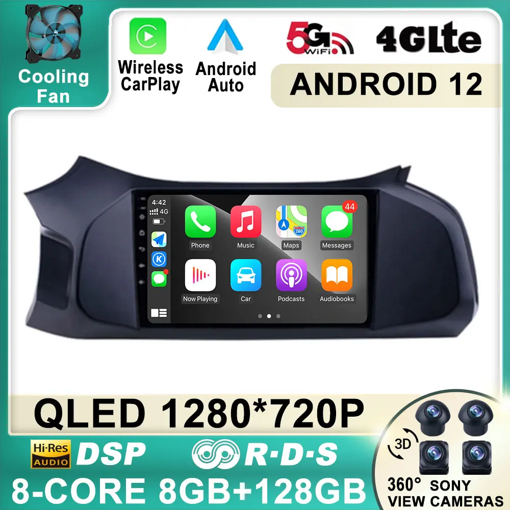 

Автомагнитола для Chevrolet Onix, мультимедийный проигрыватель 2 Din на Android 12, 9 дюймов, 2 Din, Wi-Fi, GPS, для Chevrolet Onix 2012-2014, 2015, 2016, 2016- 2019