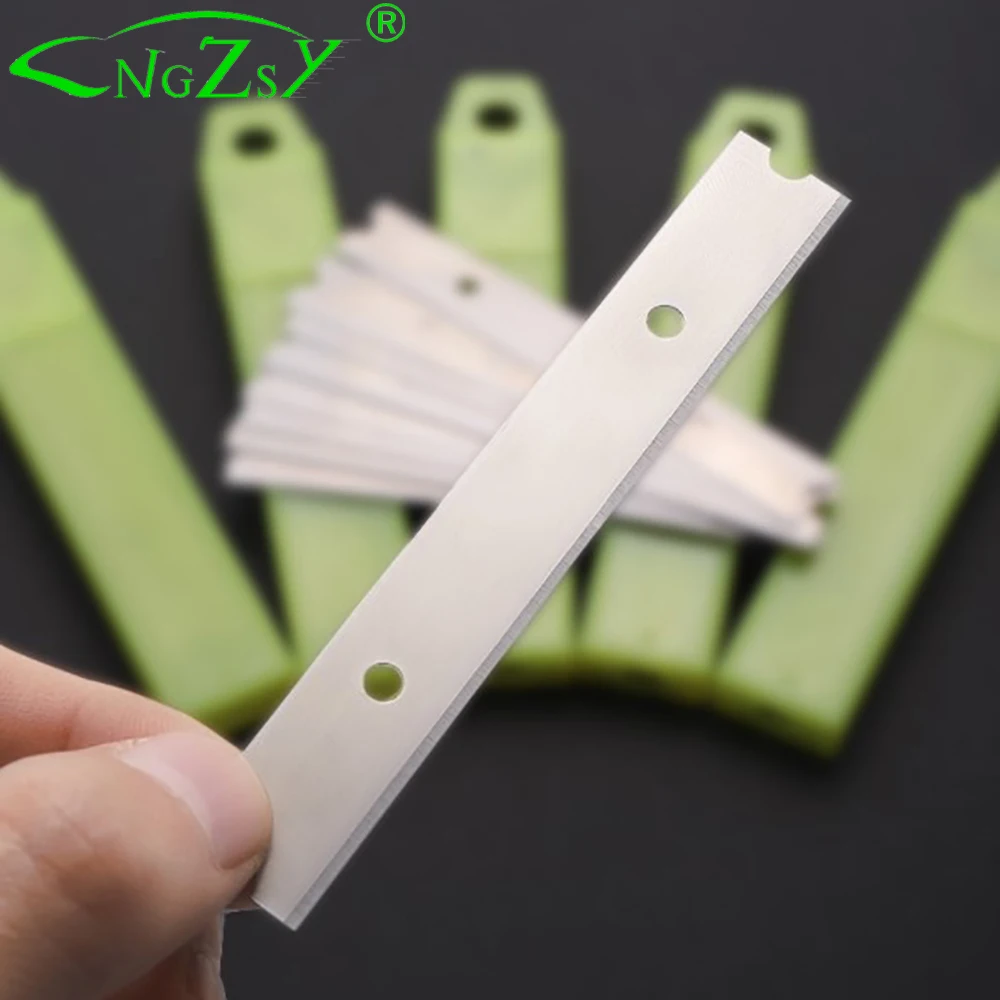 100pcs Spare 4 Inch Metal Blades for Floor Scraper Glue Shovel Snow Ice Squeegee E36 |