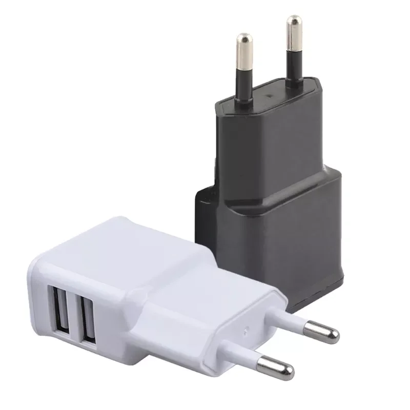 

Wall Charger 5V/2A 2-Port USB Wall Charger Home Travel Plug Power AC Adapter Fast Charging Block Cube for Most Mobile
