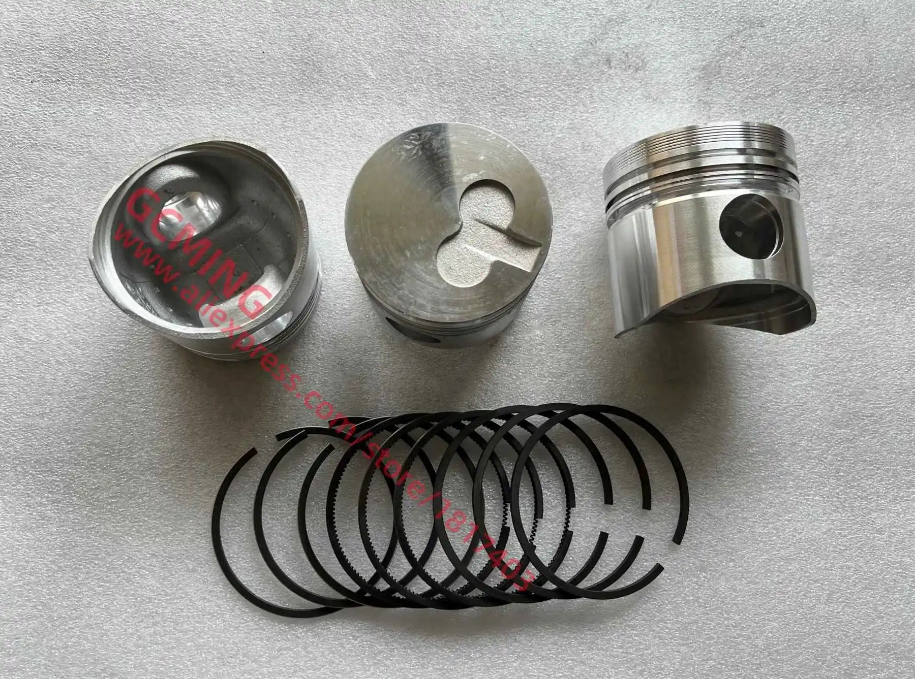 Поршень Laidong L380 + поршневое кольцо детали двигателя KAMA LD двигатель