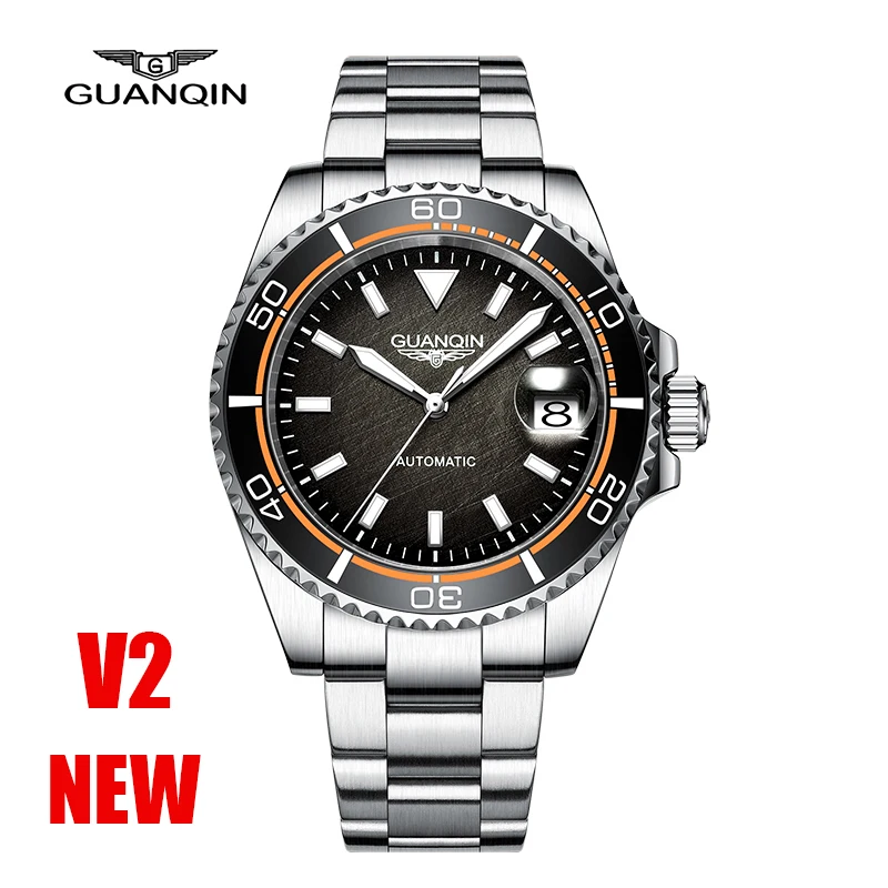 

2023 New Mens Watches GUANQIN Top Brand Automatic NH35 Wristwatches Men Mechanical Watch For Men Waterproof Sports Montre Homme