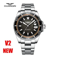 2022 new mens watches guanqin top brand automatic nh35 wristwatches men mechanical watch for men waterproof sport montre homme