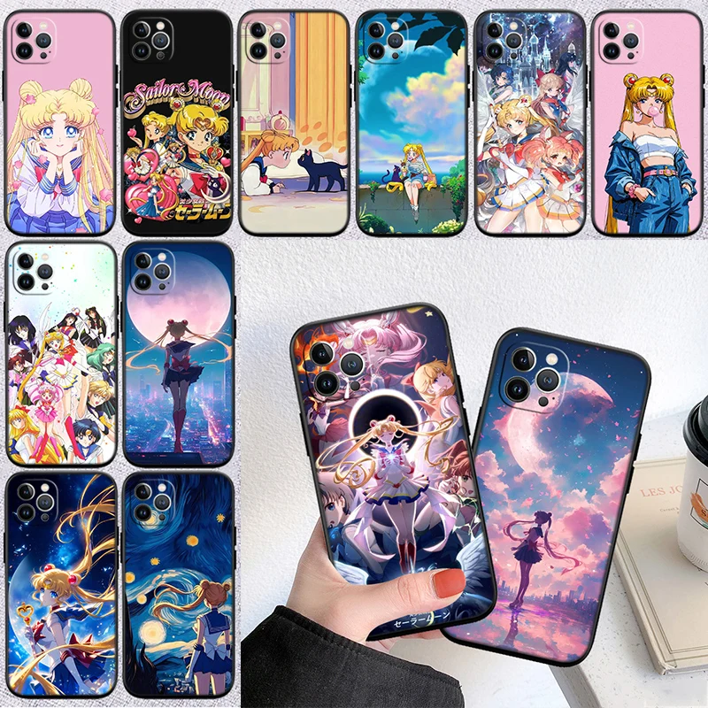Фото Чехол для телефона IJ48 S-Sailors M-Moon Shell для Samsung Galaxy Note 10 20 S23 S24 S25 Ultra FE Plus Edge Lite A02S A35 A07 A17 №1