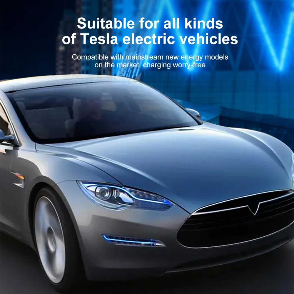 

Адаптер для зарядки электромобиля type 1 J1772 to Teslas Model X Y 3 S