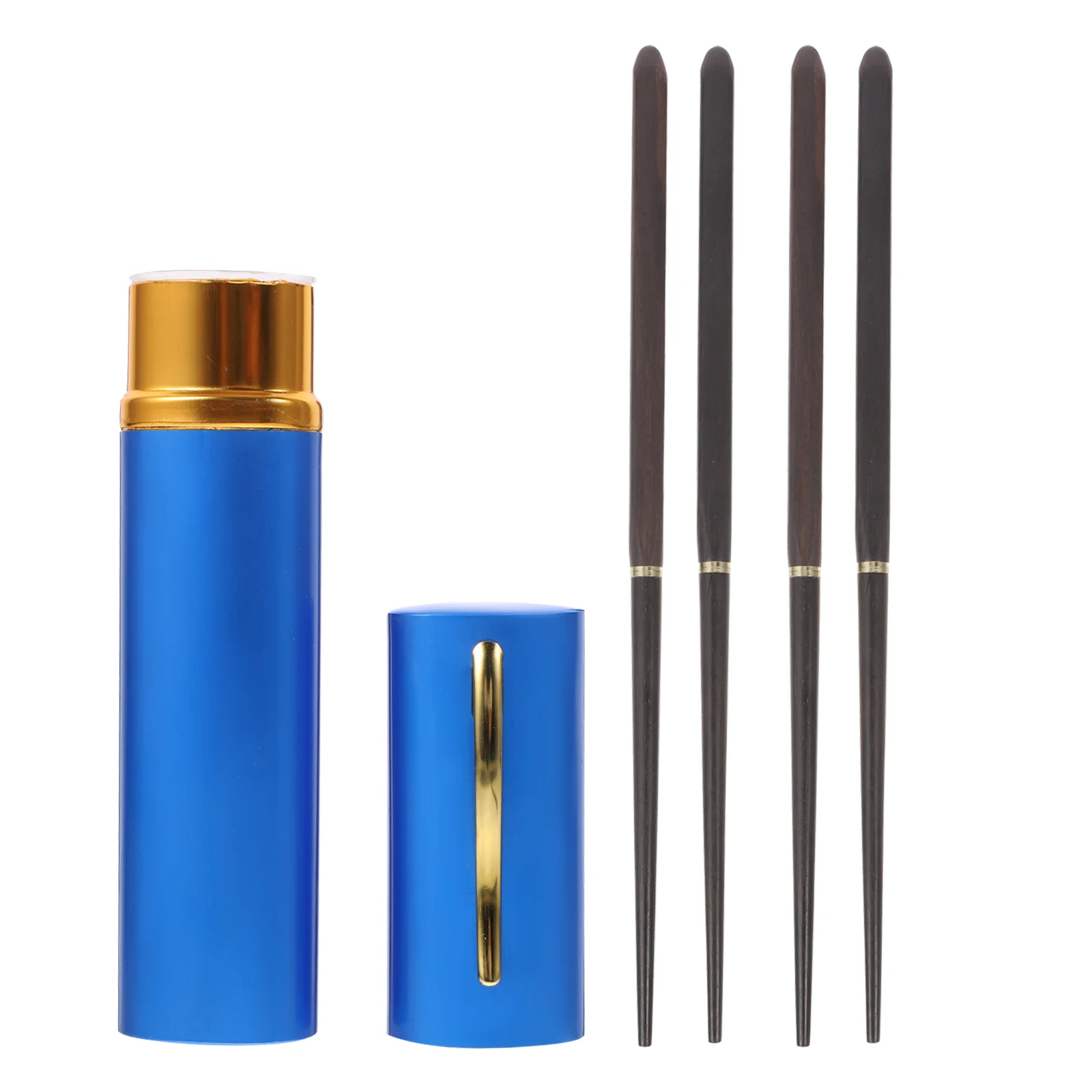 

Chopsticks Travel Foldablecase Set Collapsible Wooden Reusablewood Korean Cutlery Flatware Portable Stainless Chopstick Chinese