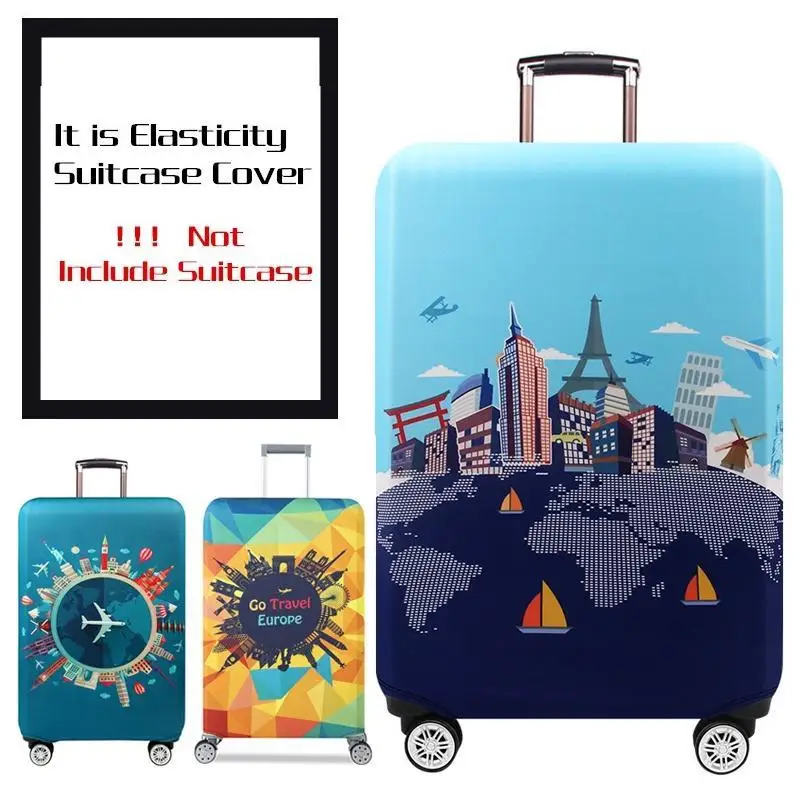 

30-32inch Thicken Wear Suitcase Cover Luggage Protective Tools Fashion Dust-proof Travel Necessary Trolley Accessories Supplies