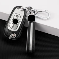2 button new tpuleather car key case cover for buick verano encore gx gl6 2018 2020 for opel vauxhall astra k corsa e key bag