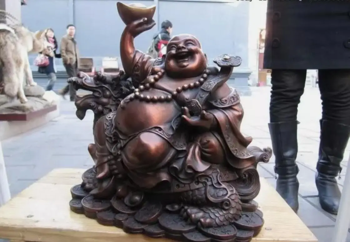 Женская статуя дракона Yuanbao