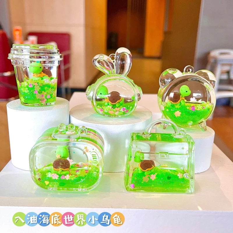 10 шт. подвеска в виде зеленой черепахи