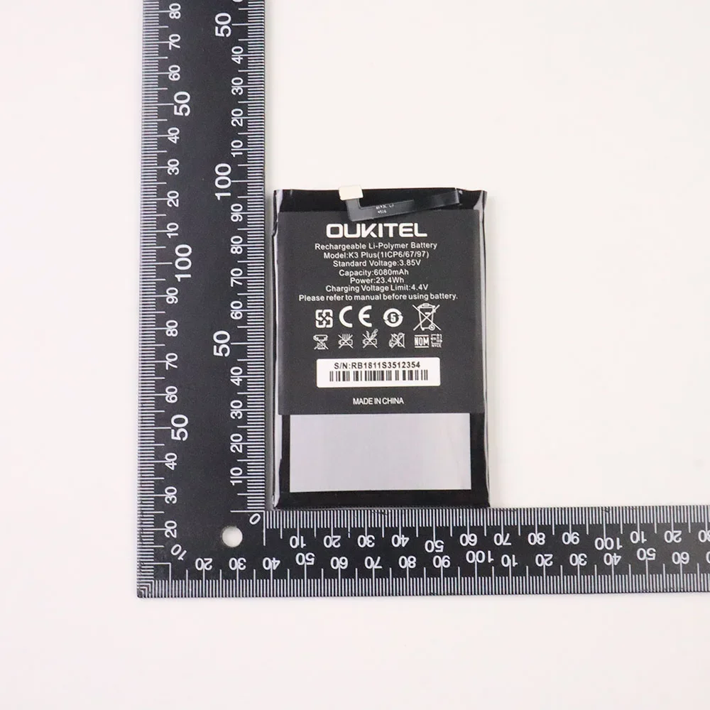 Оригинальный аккумулятор K3 Plus 6080 мАч для Oukitel K 3 сменные аккумуляторы телефона
