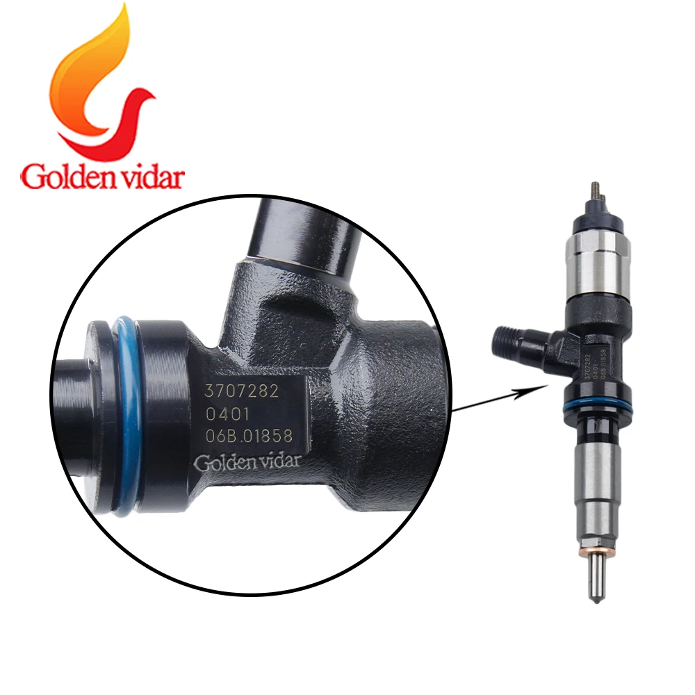 4 шт./компл. топливная форсунка 370-7282/ 295050 -0401 для двигателя CAT C6.6/C7.1 экскаватора 320E