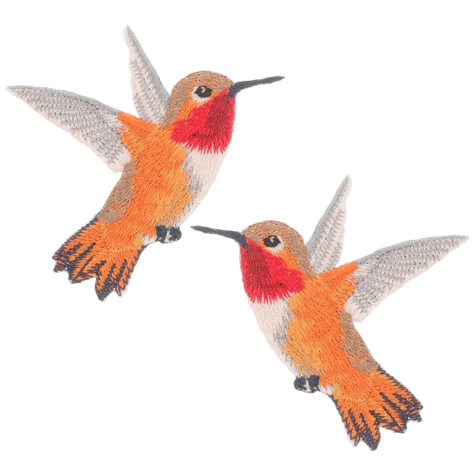 2 шт. нашивка в виде колибри женская джинсовая куртка шляпа нашивки пришивные для