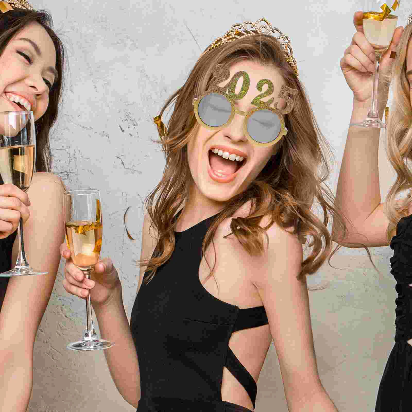 Очки 2025 года очки для праздника вечеринки новогодние декоры в канун забавные