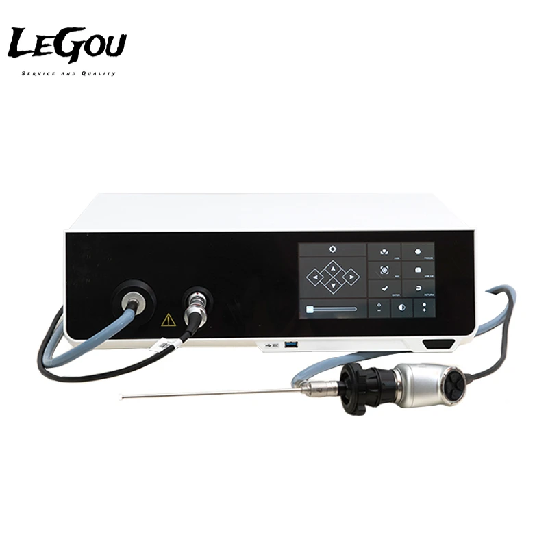 4K  CMOS UHD Laparoscopy Endoscopic Camera System with Laparoscope and surgical instruments