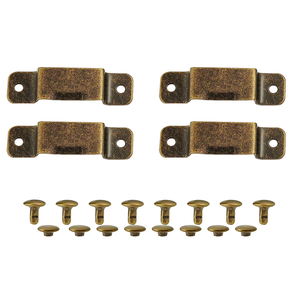 4 шт. винтажные зажимы для рулетки, металлическая лента, вешалка для измерения, переноска, кожаный инструмент, поясной карман, зажим для сумки, портативный держатель для инструмента