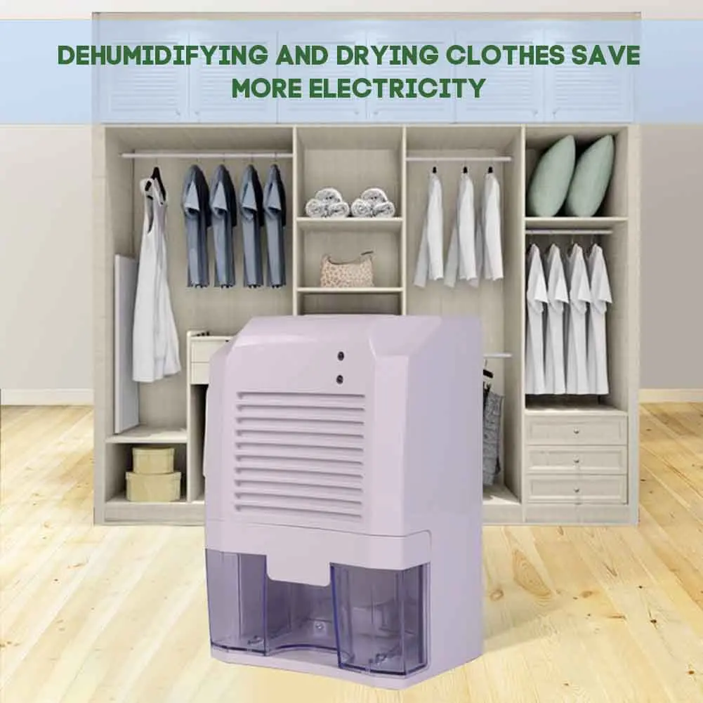 

800ml Wardrobe Bedroom Home Bookcases Portable Ultra Quiet Moisture Absorber USB Powered Cabinet Mini Dehumidifier Basement Safe