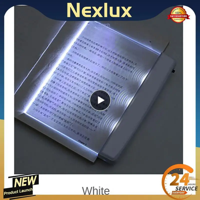 

Led Flat Night Vision Reading Light For Travel Bedroom Book Adjustable Led Desk Lamp Multifunctional Creative Night Light
