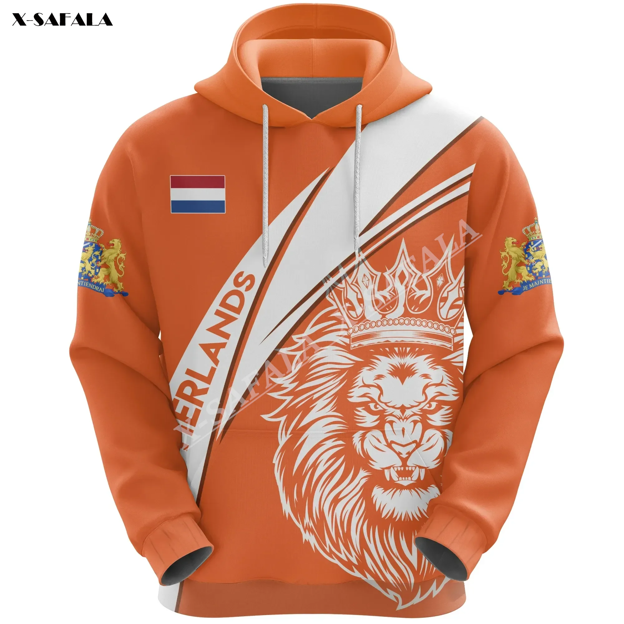 

Netherlands Lion Tattoo Country Flag 3D Printed Hoodie Man Pullover Tracksuit Outwear Zipper Sweatshirt Casual Jersey Shirts