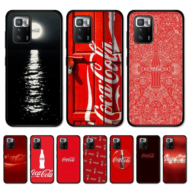 

Fas-hion Dr-ink Co-ca-cola Phone Case for Redmi Note 8 7 9 4 6 pro max T X 5A 3 10 lite pro