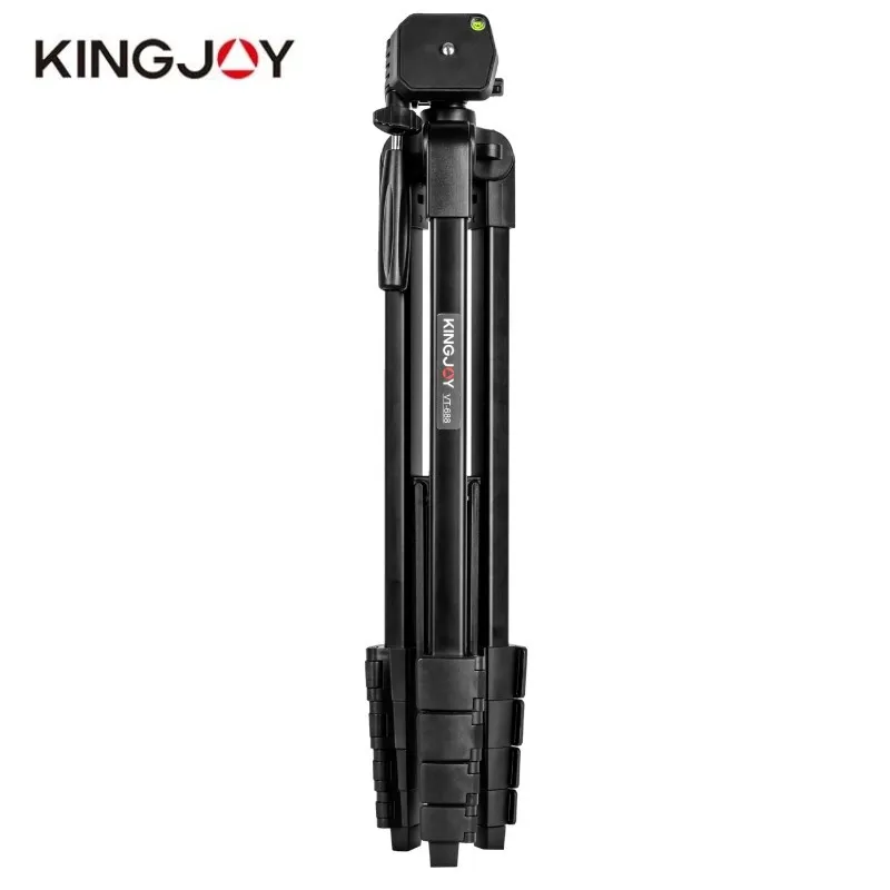 Фото Штатив KINGJOY VT-688 высотой 1,7 м для цифровых камер Canon, Nikon, Sony и мобильных телефонов, портативный, для путешествий и съемки на открытом воздухе №4