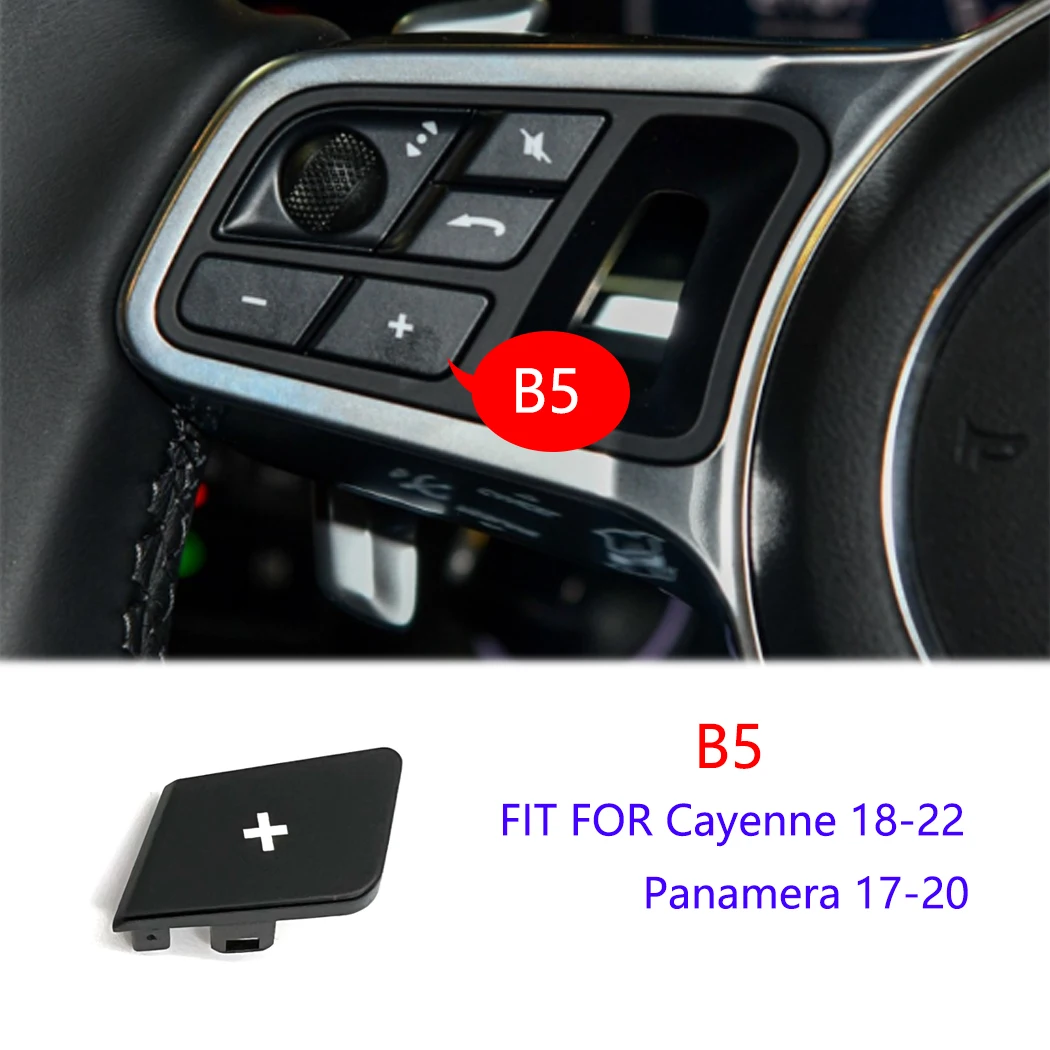 

Многофункциональная кнопка на руле, регулировка громкости, кнопка переключения телефона для Porsche 2018-2022 Cayenne для Panamera 2017-2020 гг.
