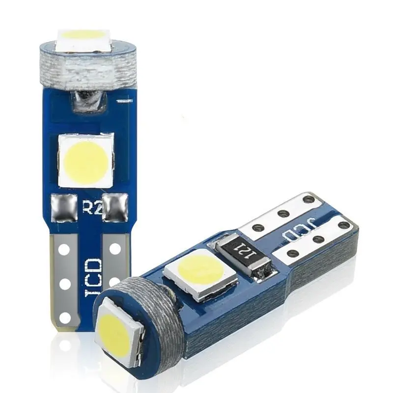 5 шт. T5 W3W W1.2W Женская лампочка для FIAT viaggio Ottimo 500 500L Uno idea Freemont Panda Tipo palio audi kia