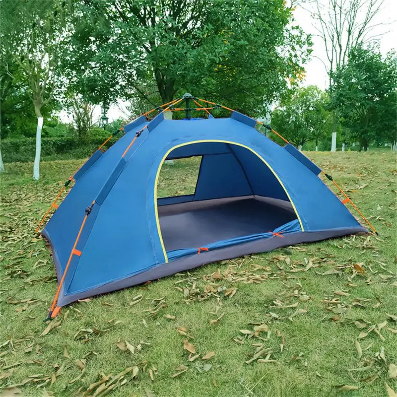 

3-4 Person Camping Tents Easy Instant Setup Camping Tent Portable Backpacking For Sun Shelter Travelling Hiking Shelters Tools