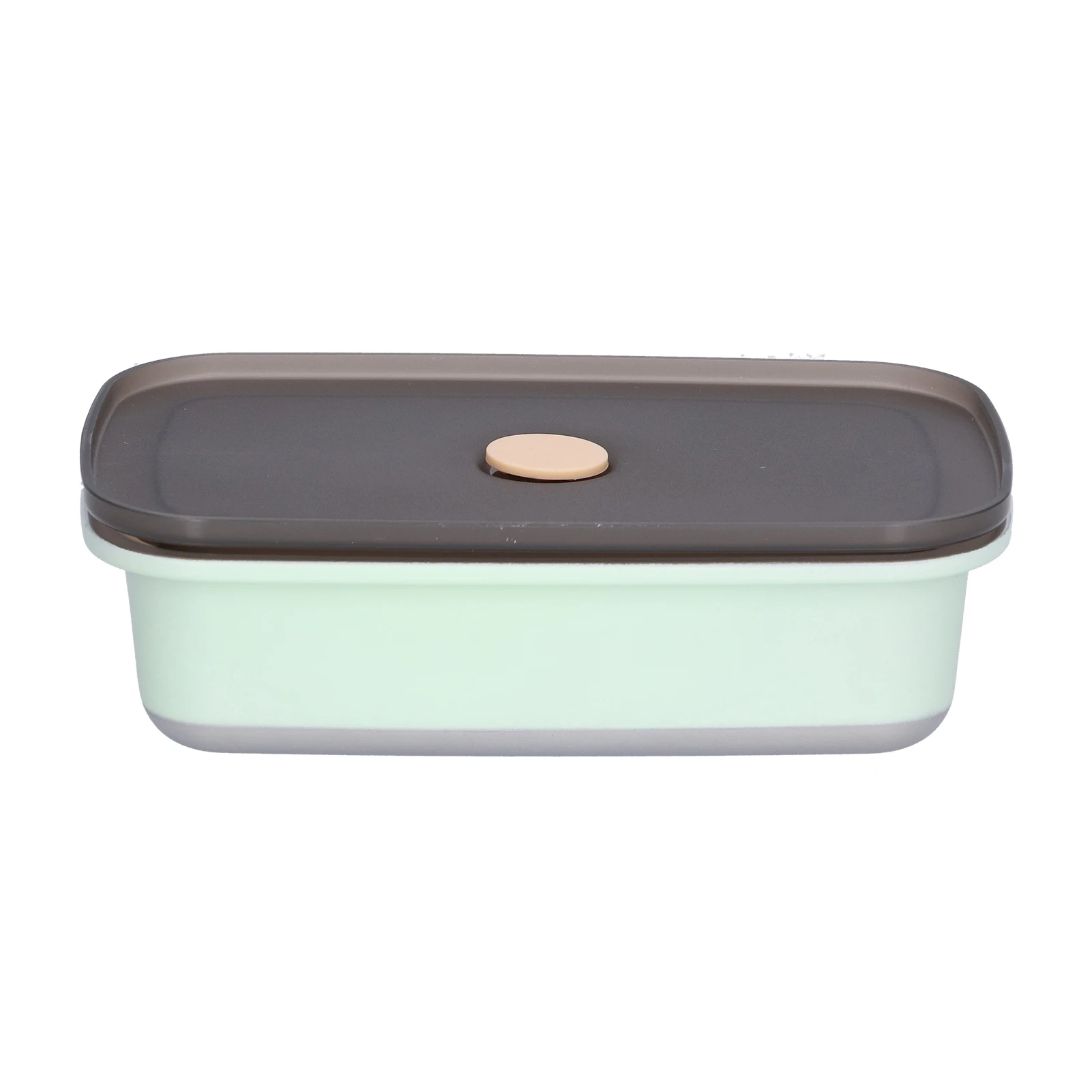 

304 Stainless Steel Food Storage Box Rectangular Green Freshness Keeping Food Container for Home Office600ml