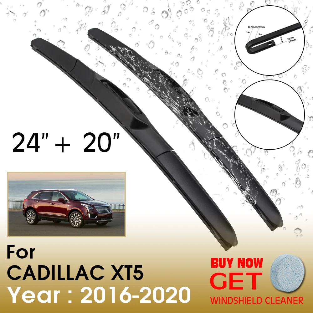 

Стеклоочиститель для Cadillac XT5, 24 дюйма + 20 дюймов, 2016-2020