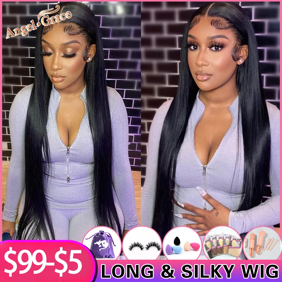 

Malaysian Straight Lace Front Wig For Women 28 30 Inch Human Hair Wigs Straight 4x4 Lace Closure Wig 13x4 13x6 Lace Frontal Wig
