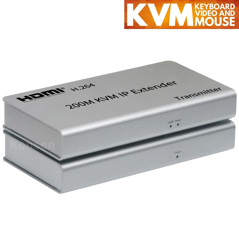 200 м KVM-удлинитель HDMI USB по IP/TCP Ethernet CAT5e/6 HDMI-удлинитель с 2.0 Поддержка мыши