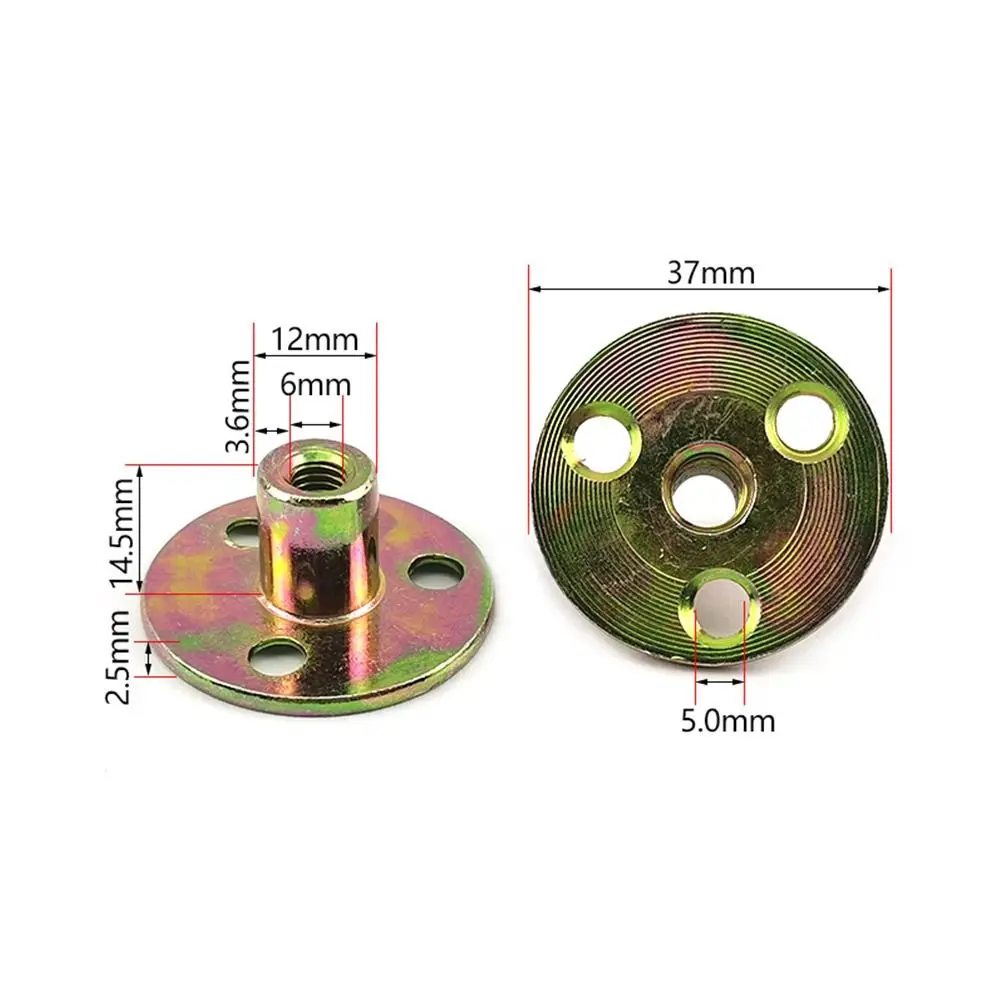 

Металлические стопорные гайки M6 M8 M10 M12, набор из 5 штук