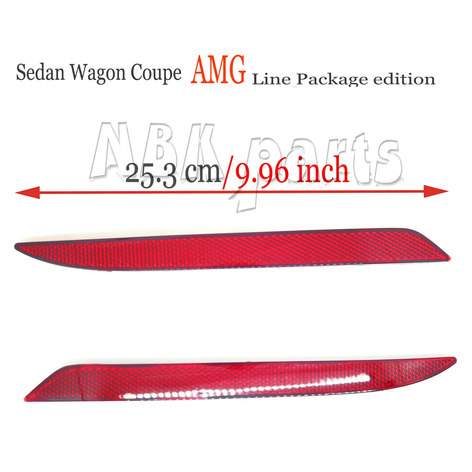 

Задний отражатель подходит для 14-21 Mercedes-Benz S class W222 W217 S300 S350 S400 S450 S500 S560 S600 S63, бампер левый и правый, водительская сторона