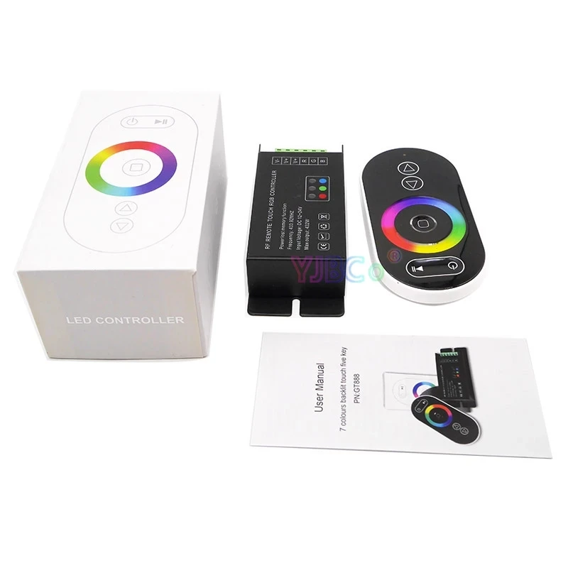 Фонарик GT888 RF с дистанционным управлением сенсорный светодиодный контроллер RGB 18A