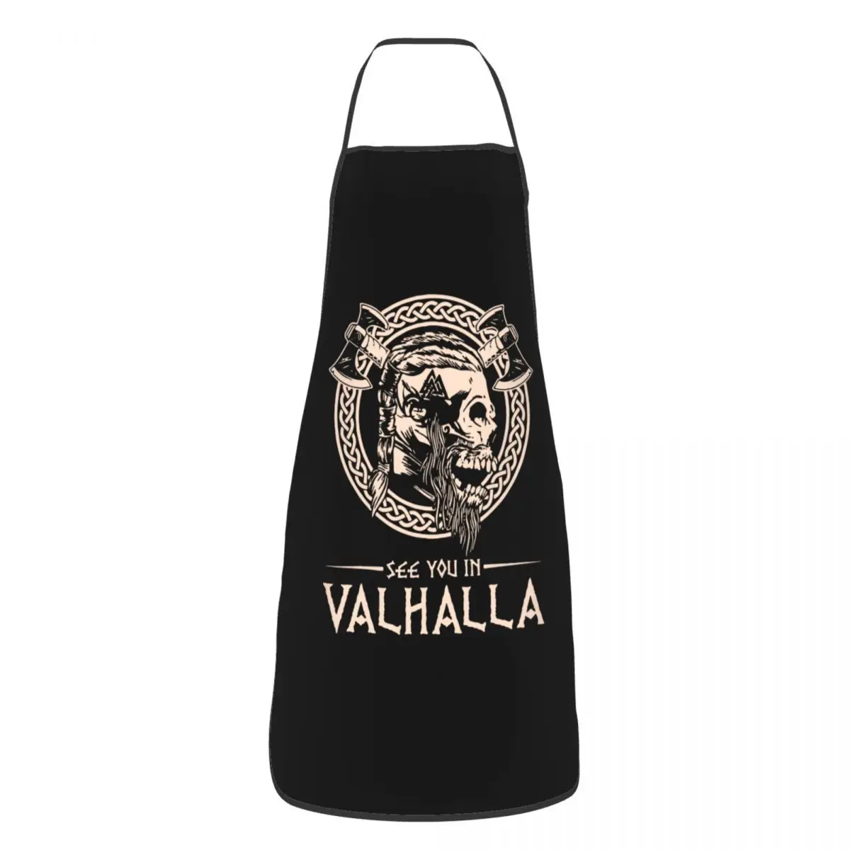

See You In Valhalla Vikings Ragnar Apron Cuisine Cooking Baking Gardening Bibs Kitchen Sleeveless Tablier Chef