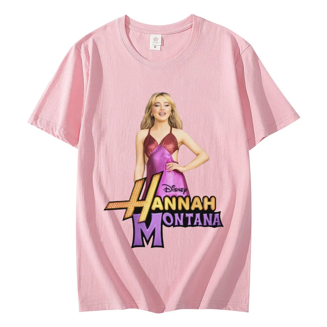 Веселая Футболка Sabrina плотника Ханны Монтаны женские и мужские футболки Y2K модная