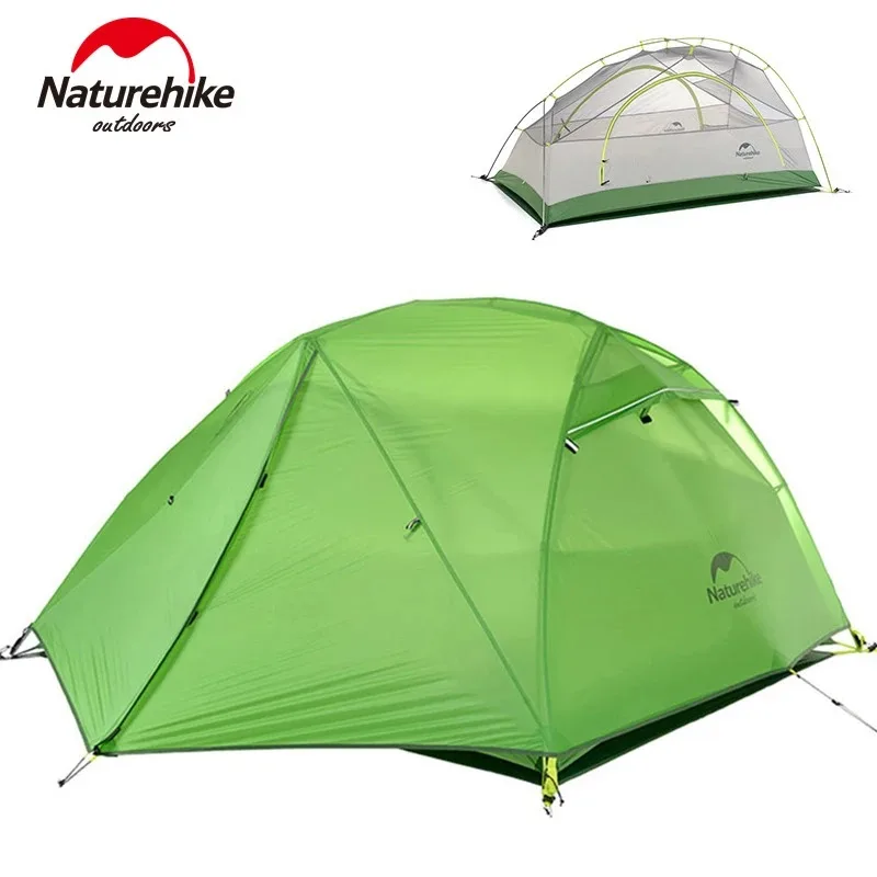 

Naturehike Star River Camping Tent Outdoor 4 Seasons 20D Ultralight Waterproof Tent 2 Person Hiking Cycling Double Layer Tent