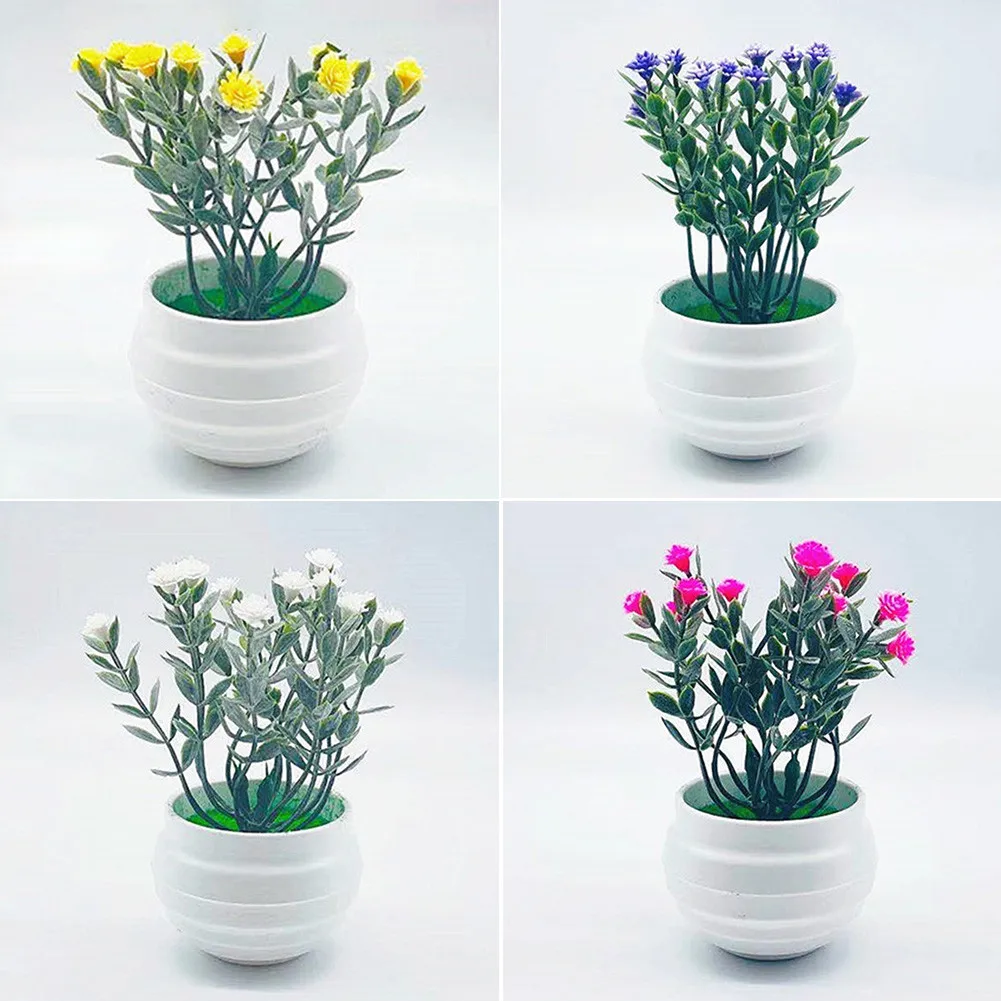 Искусственный Горшок 11x9 см суккуленты гладиатор Гипсофила цветочные растения